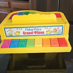 Fisher-Price Colorful Grand Piano Toy